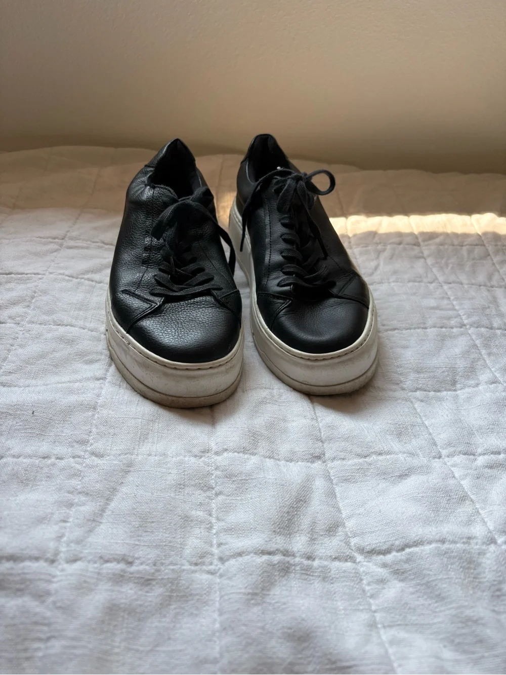 Vagabond Judy Sneakers Black Leather Platform Women’s 39